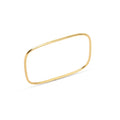 Square shape Plain Metal Bangle Bracelets - La Vitá Jewels