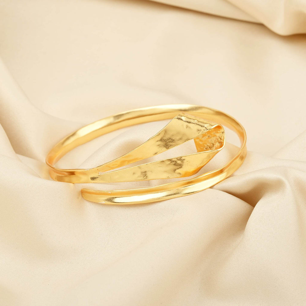 Hammered Adjustable Bangles - La Vitá Jewels