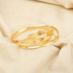 Hammered Adjustable Bangles - La Vitá Jewels