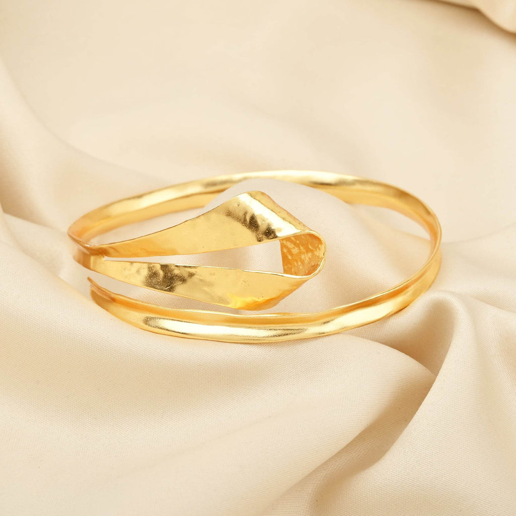 Hammered Adjustable Bangles - La Vitá Jewels