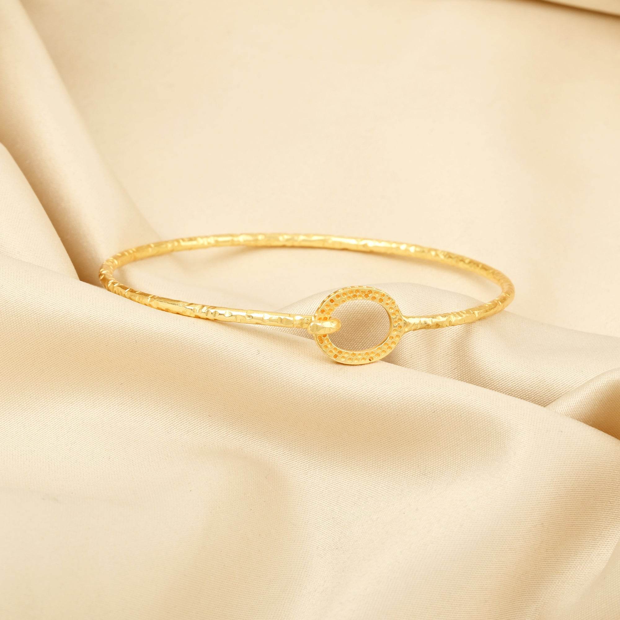 Hammered Metal Bangles/Bracelets - La Vitá Jewels