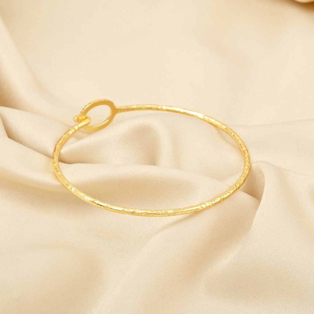Hammered Metal Bangles/Bracelets - La Vitá Jewels