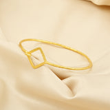 Hammered with Texture Bangle Bracelets