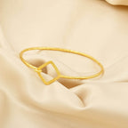 Hammered with Texture Bangle Bracelets - La Vitá Jewels