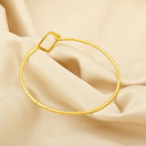 Hammered with Texture Bangle Bracelets