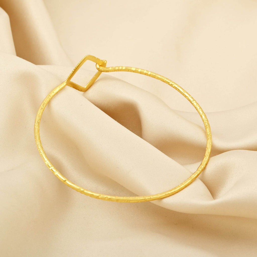 Hammered with Texture Bangle Bracelets - La Vitá Jewels