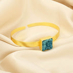 Druzy Gemstone Adjustable Bangles - La Vitá Jewels