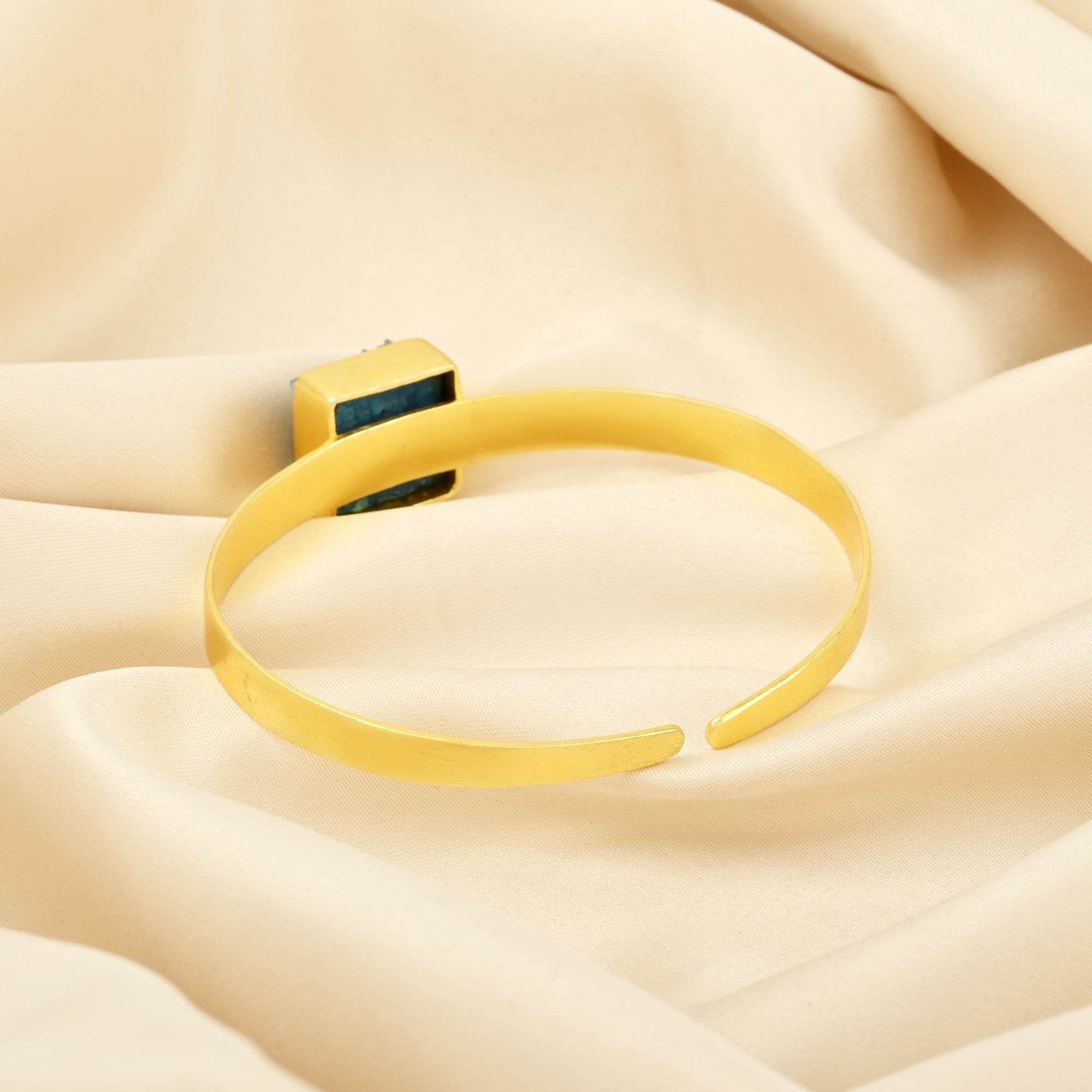 Druzy Gemstone Adjustable Bangles - La Vitá Jewels