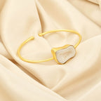 Druzy Gemstone Adjustable Bangles - La Vitá Jewels