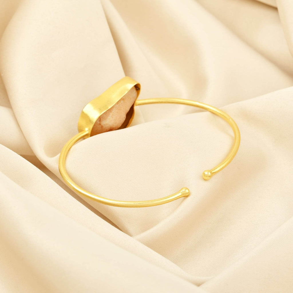 Druzy Gemstone Adjustable Bangles - La Vitá Jewels