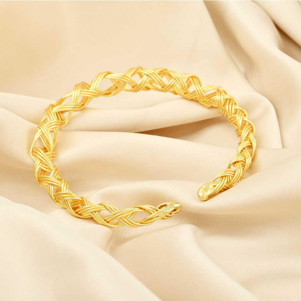 Open Cuff Adjustable Bangles - La Vitá Jewels