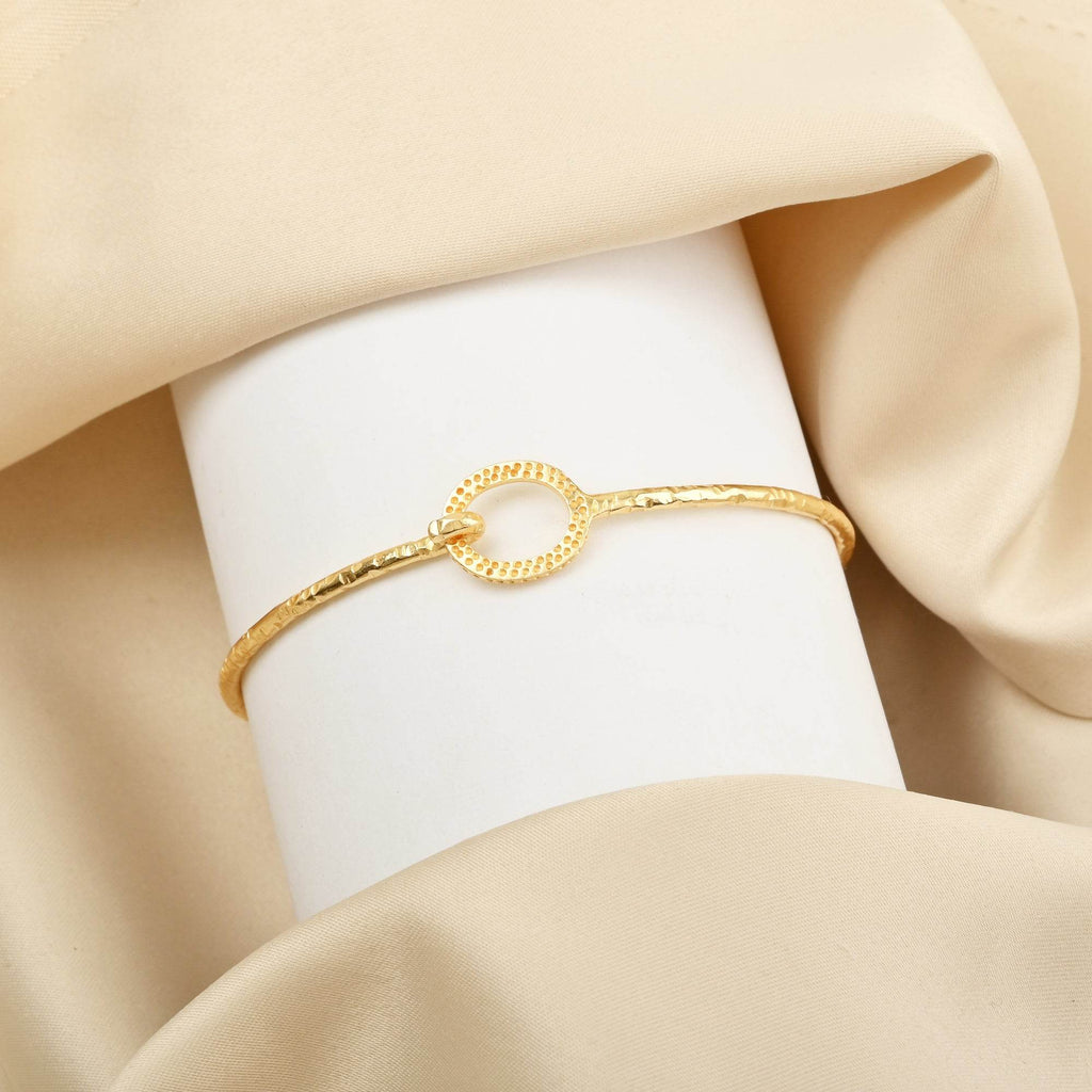Hammered Metal Bangles/Bracelets - La Vitá Jewels