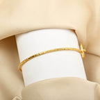 Hammered Bangles Bracelets - La Vitá Jewels