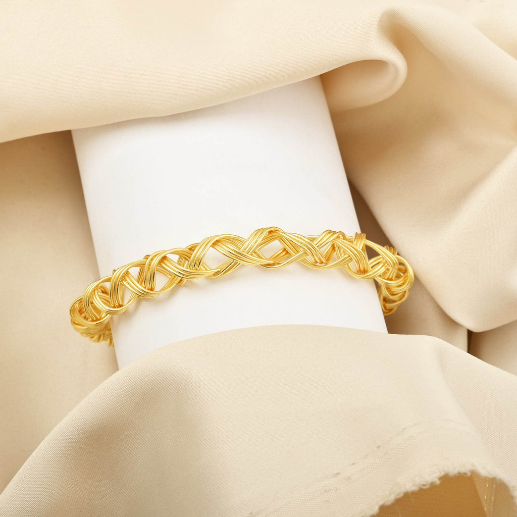 Open Cuff Adjustable Bangles - La Vitá Jewels