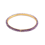 Multi Tourmaline and Amethyst Beads Bangles