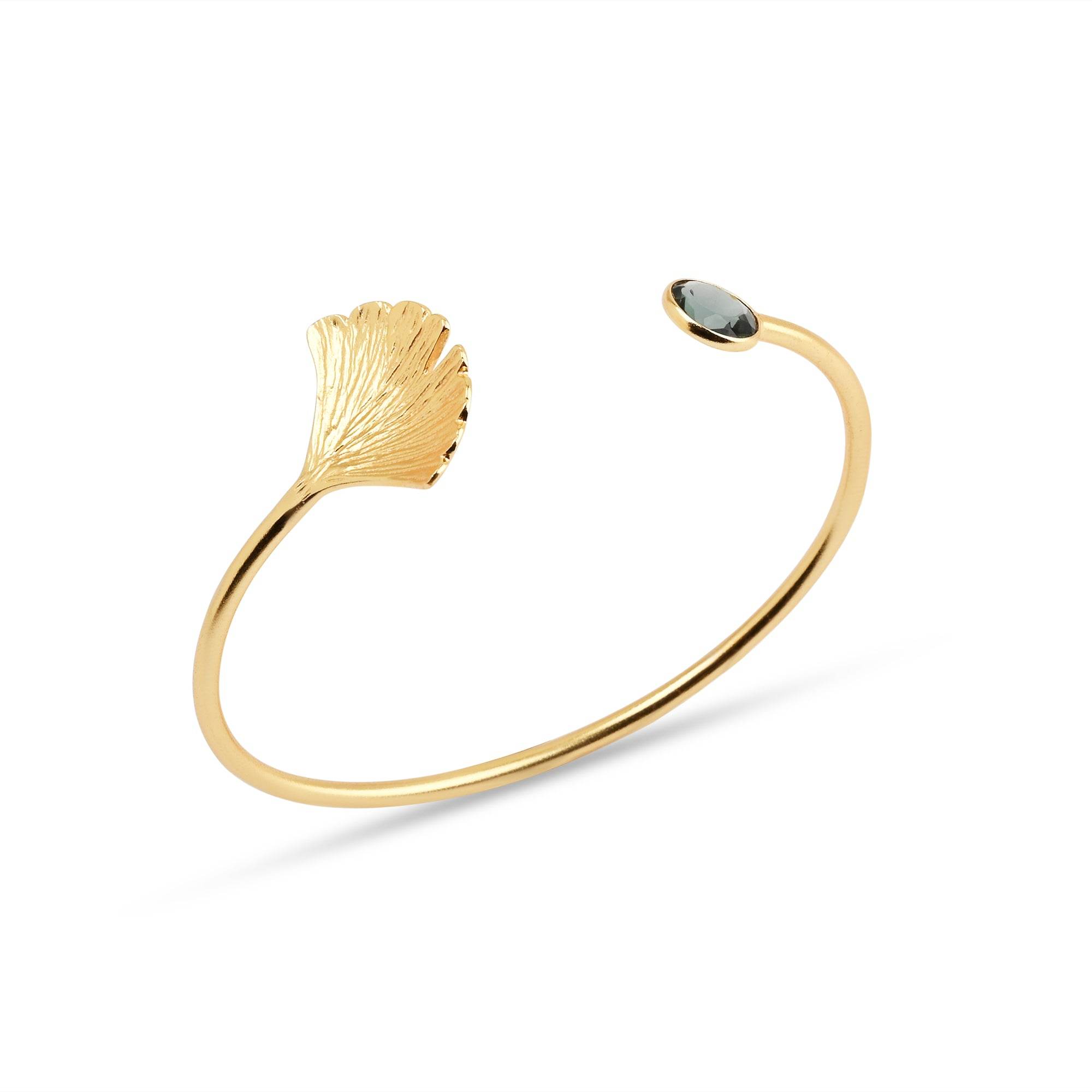London Blue Topaz Gemstone Adjustable Bangles - La Vitá Jewels
