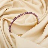Multi Tourmaline and Amethyst Beads Bangles