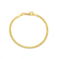 Plain Snake Link Chain Bracelets - La Vitá Jewels