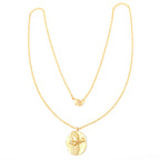 Birds Texture with White Cubic Zirconia Necklaces - La Vitá Jewels