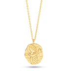 Birds Texture with White Cubic Zirconia Necklaces - La Vitá Jewels