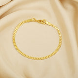 Plain Snake Link Chain Bracelets
