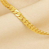 Plain Snake Link Chain Bracelets