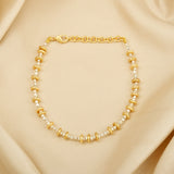 Gold Tone Metal Beads Bracelets