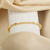 Gold Tone Metal Beads Bracelets