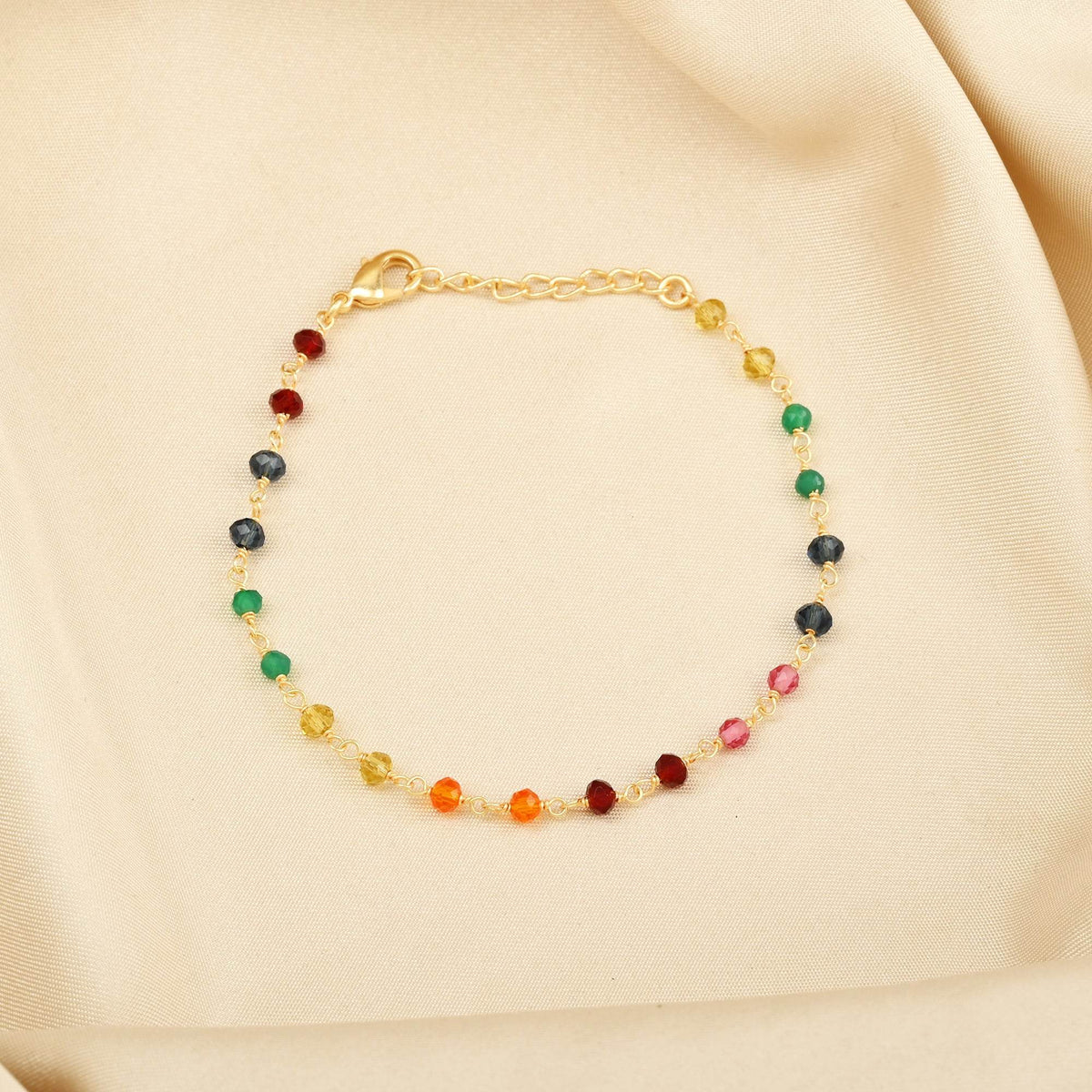 Peach Chalcedony Gemstone Bracelets - La Vitá Jewels