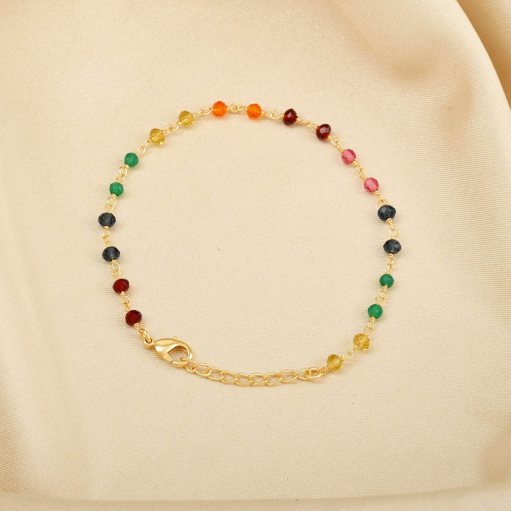 Peach Chalcedony Gemstone Bracelets - La Vitá Jewels