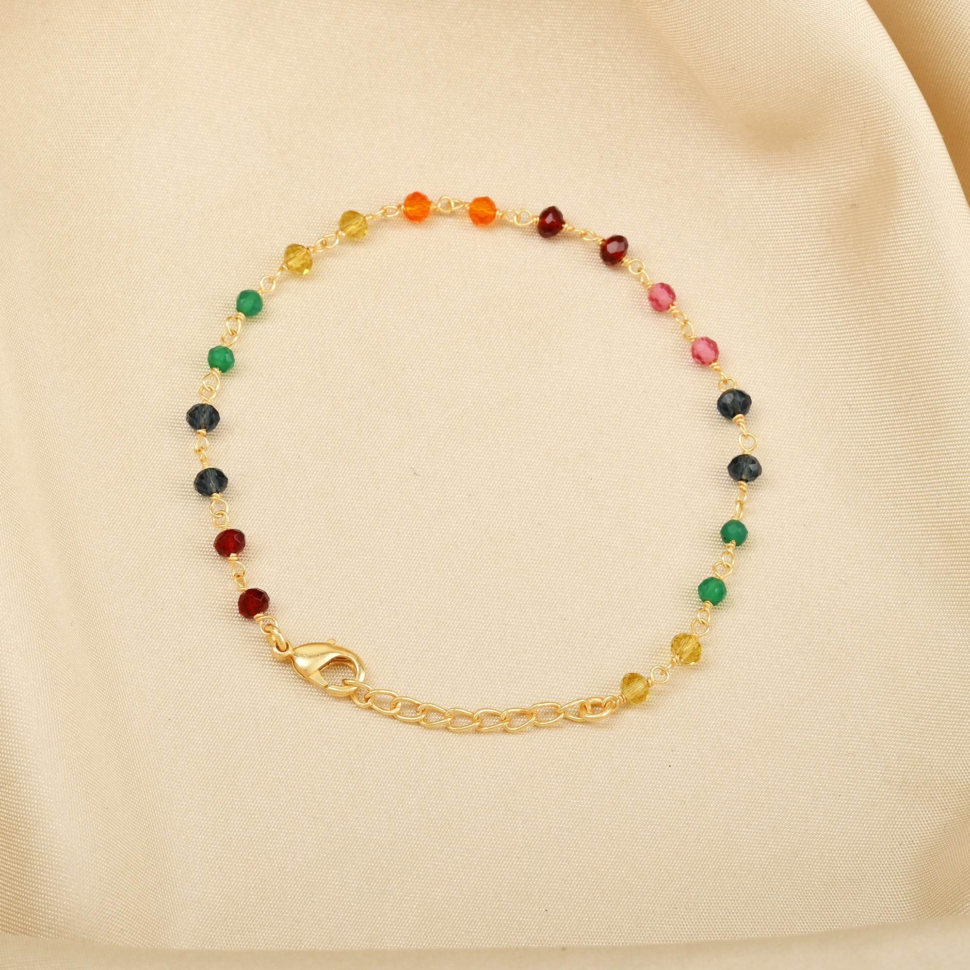 Peach Chalcedony Gemstone Bracelets - La Vitá Jewels