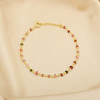 Peach Chalcedony Gemstone Bracelets - La Vitá Jewels