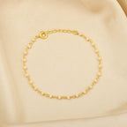 Peach Chalcedony Gemstone Bracelets - La Vitá Jewels