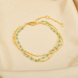 Seed Turquoise Beads Gemstone Bracelets