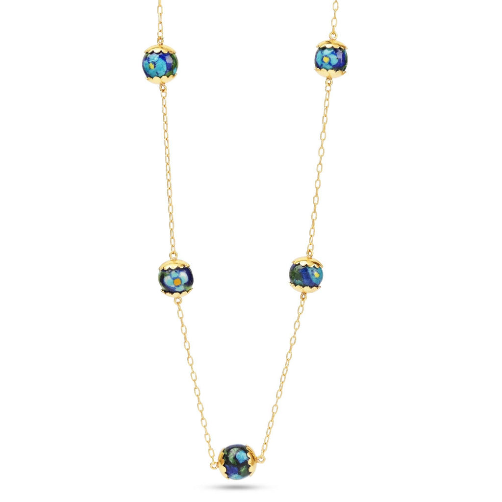 Ceramic Ball Stone Necklaces - La Vitá Jewels
