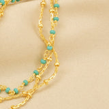 Seed Turquoise Beads Gemstone Bracelets