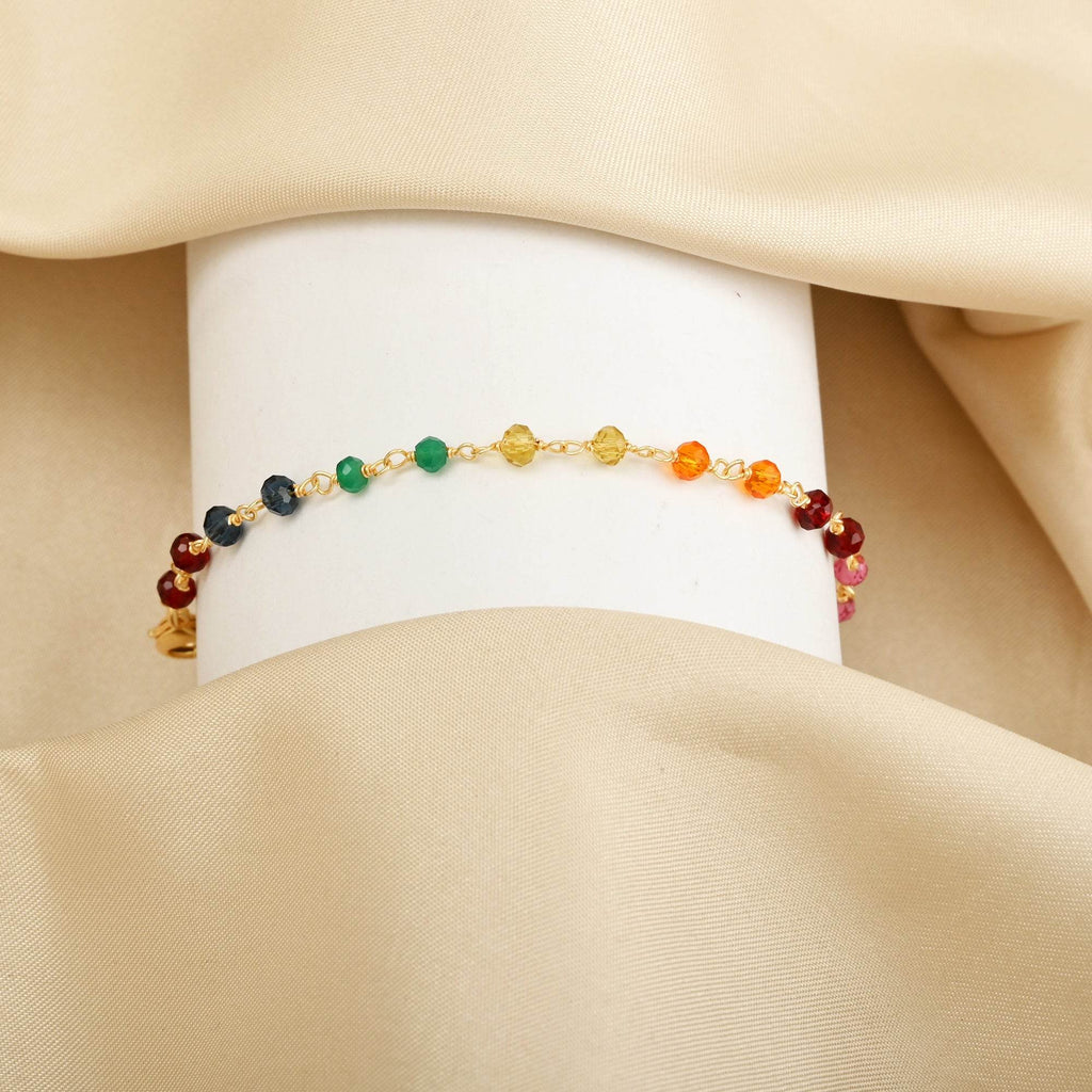 Peach Chalcedony Gemstone Bracelets - La Vitá Jewels
