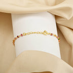 Peach Chalcedony Gemstone Bracelets - La Vitá Jewels