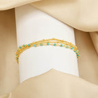 Seed Turquoise Beads Gemstone Bracelets - La Vitá Jewels