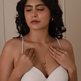 Lariat Style Labradorite Necklace