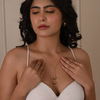 Lariat Style Labradorite Necklace - La Vitá Jewels