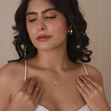 Labradorite and Blue CZ Evil Eye Necklaces