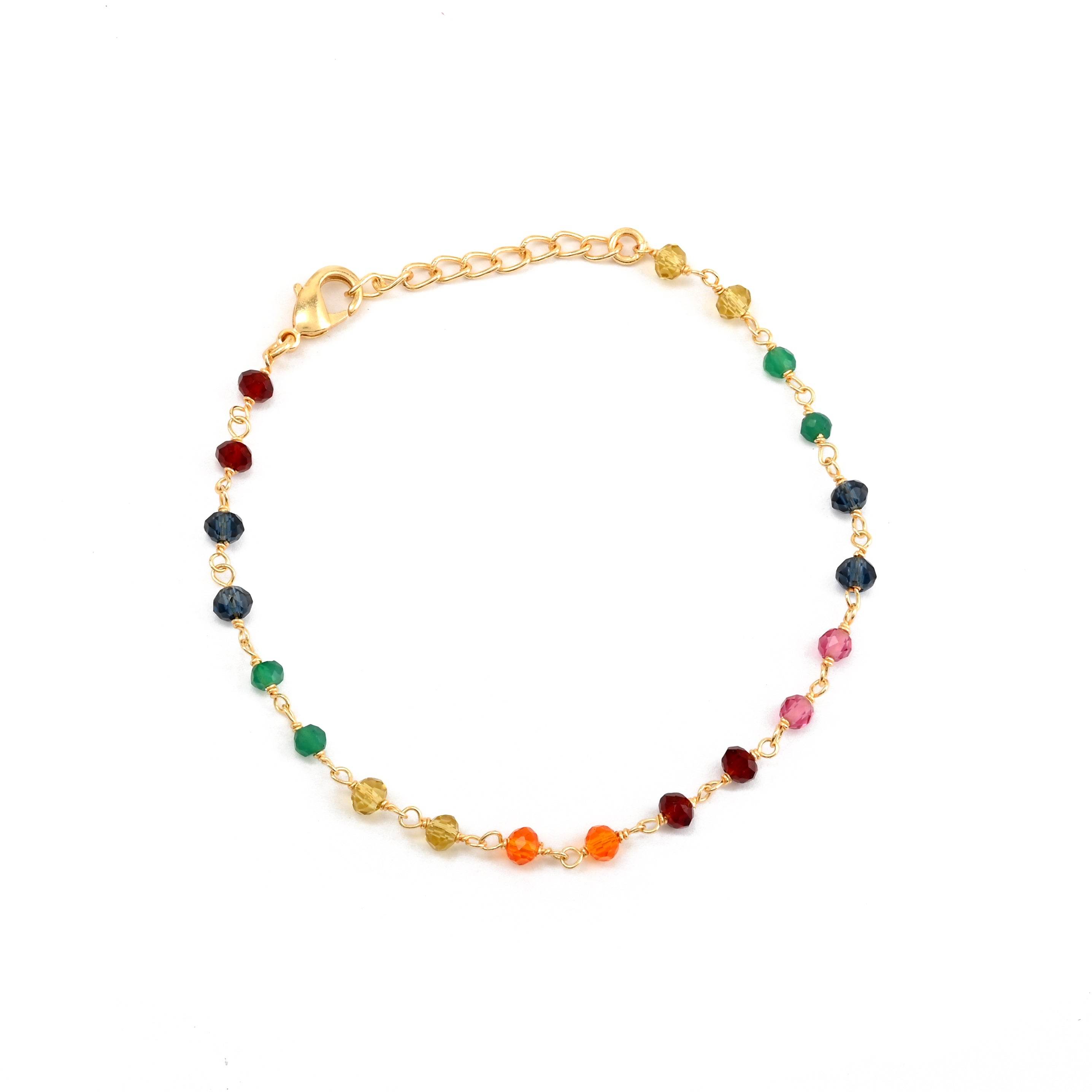 Peach Chalcedony Gemstone Bracelets - La Vitá Jewels