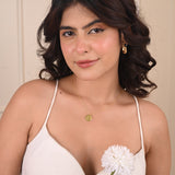 Lovie Hammered Disc Necklace