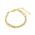 Seed Turquoise Beads Gemstone Bracelets - La Vitá Jewels