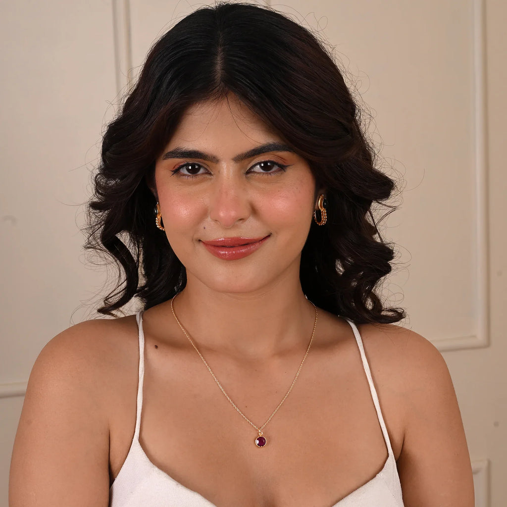 Ruby Gemstone Necklaces - La Vitá Jewels