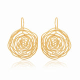 Flower Shape Dangle Earrings