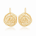 Flower Shape Dangle Earrings - La Vitá Jewels