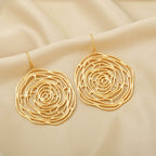 Flower Shape Dangle Earrings - La Vitá Jewels
