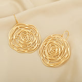 Flower Shape Dangle Earrings